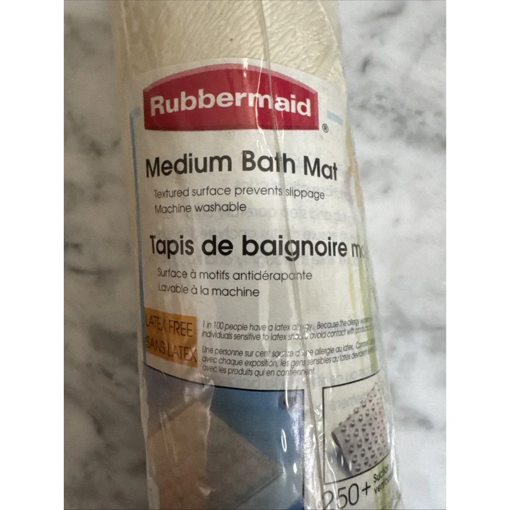 NEW Vintage Rubbermaid Safti-Grip 7035 MED Bath Mat 14x24